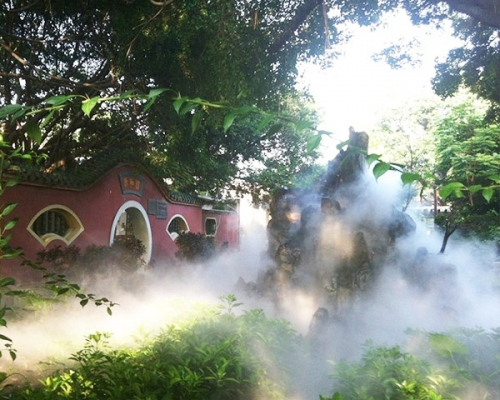 公园景区喷雾造景